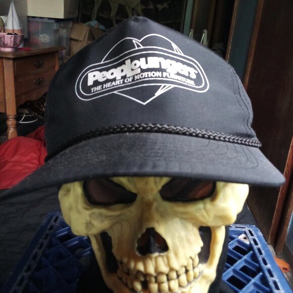 Deadstock Vintage Peopleloungers Heart Of Motion Furniture Rope Trucker Hat - Picture 1 of 8